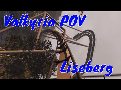 Valkyria POV Dive Roller Coaster Liseberg Sweden  Nyhet 2018 front seat