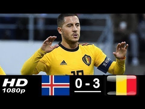 Islandia vs Belgica 0-3 Resumen Highlights 11/9/2018