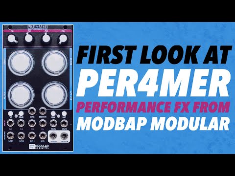 MODBAP MODULAR Per4mer - Quad Performance Effects image 3