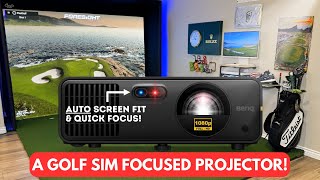 A Projector That Automatically Adjusts To Fit Your Screen Perfectly! | BenQ AH700ST | Garage Safe!