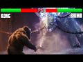Kong Vs Shimo Battle Scene 4K with Health Bar