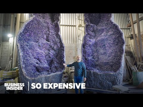 How Miners Find, Cut, And Transport The Most Expensive Amethysts In The World | So Expensive