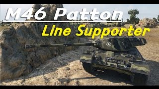 M46 Patton_스탭_5.5k Dmg. 미는 라인 서포트