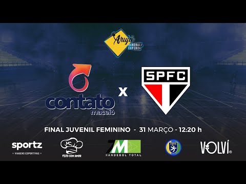 FINAL JUVENIL FEMININO | ARUJÁ CUP 2024 - CONTATO\AL vs SÃO PAULO/SP: 12:20 (31/03)