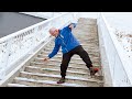 Icy Stair Fails