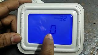 Honeywell Thermostat ..How to operate ( lock-unlock)