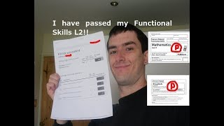 I Have passed my Level 2 functional Skills Maths & English!!!