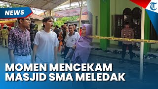 MOMEN MENCEKAM MASJID SMAN 72 Jakarta Meledak, Polisi Buru Pria Diduga Pelaku