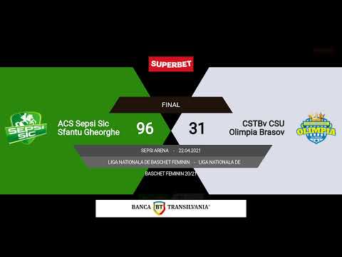 LNBF 2020-2021: Sepsi SIC Sf. Gheorghe - CSTBv CSU Olimpia Brasov (PLAY-OFF 2, GAME 2)