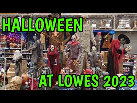 Halloween At Lowes 2023. (FULLY STOCKED). Full Store Tour.