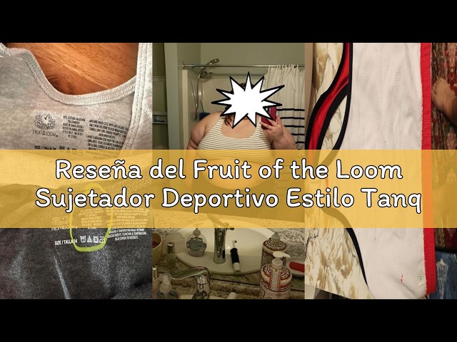 Vídeo relacionado con Fruit of The Loom Fit for Me - Sujetador de algodón de Talla Grande, sin Forro y con Aros, Tirantes sin pellizcos, Lateral y Espalda Suaves, Gris Jaspeado, 100D