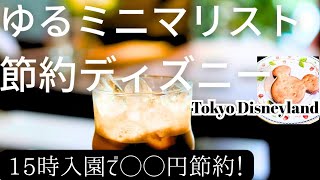 ​【節約主婦のディズニー】15時入園でチケット代をおさえて楽しむ！ゆるミニマリストの過ごし方、節約習慣でメリハリ取り入れ。無駄を省き節約,貯蓄ミニマリストに憧れて#主婦の日常 #節約しながら豊かに