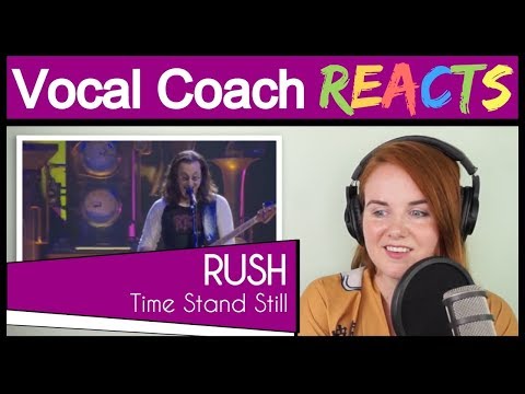 Vocal Coach reacts to Rush - Time Stand Still (Geddy Lee Live)