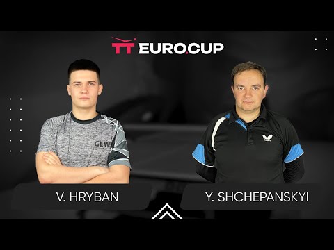 15:30 Vadym Hryban - Yurii Shchepanskyi 27.09.2024 TT Euro.Cup Ukraine Elite. TABLE 3