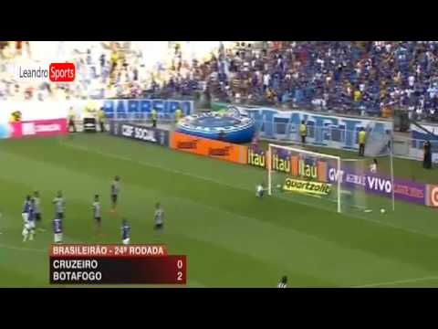 Botafogo 2x0 Cruzeiro Melhores Momentos Campeonato Brasileiro 2016 Rodada 24
