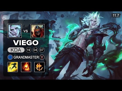 Viego Mid vs Zed - EUW Grandmaster Patch 11.7