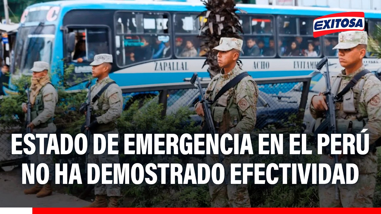 🔴🔵Estado de emergencia en el Perú no ha demostrado efectividad contra la inseguridad, señala experto