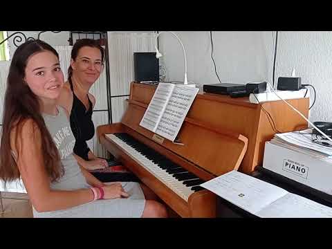 Papp Lajos: Vidám ujjgyakorlat a cirkuszban - Kata adja elő élete 8. (!) zongoraóráján 🥰