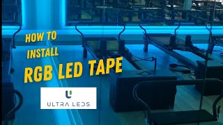 Album cover: Installing RGB LED tape 