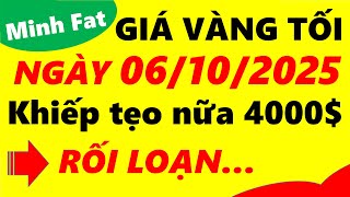 Giá vàng hôm nay ngày 06/10/2025 - giá vàng 9999, vàng sjc, vàng nhẫn 9999,...