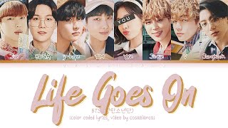 Karaoke Ver BTS  Life Goes On   8 Members Ver