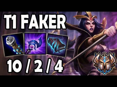 T1 Faker LEBLANC vs MAOKAI - Lol Ranked Korea