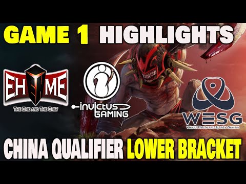 EHOME VS INVICTUS GAMING GAME 1 WESG 2019 China Qualifier Lower Bracket