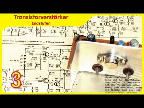 Transistor amplifier part 3, output stages - function and differences between the amplifier classes