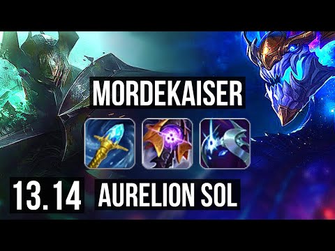 MORDEKAISER vs AURELION SOL (TOP) | 8/2/6 | EUW Master | 13.14