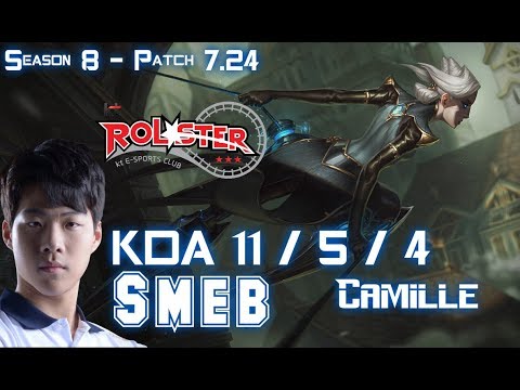 KT Smeb CAMILLE vs LEBLANC Top - Patch 7.24 KR Ranked