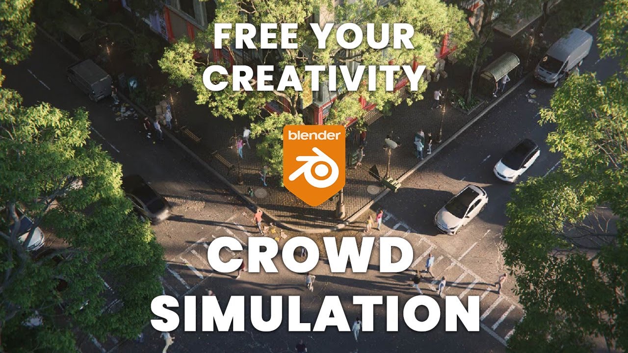 Simulate BEAUTIFUL Crowds In Blender | Population Addon