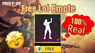 How to get free Lol emote in Free Fire Max |  Lol Emote | #youtube #viral #trending #freefiremax |