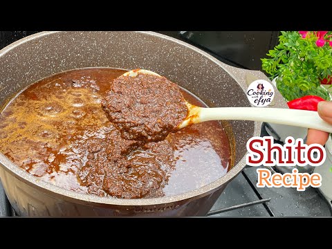 I DISCOVERED THE BEST WAY TO MAKE GHANA SHITO | AUTHENTIC & EASIEST WAY OF MAKING GHANA SHITO RECIPE