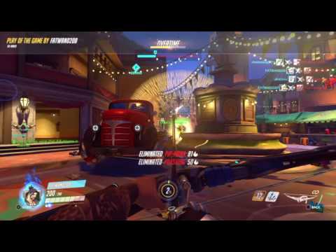 Overwatch PS4 HANZO OP team kill