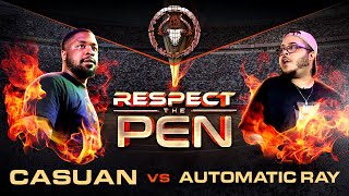 CASUAN vs AUTOMATIC RAY hosted by John John Da Don | BULLPEN BATTLE LEAGUE Rap Battle