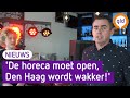 Horeca-uitbater  Dennis wil weer open: 'Den Haag wordt wakker"
