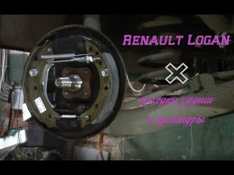 Renault Logan - задние колодки и цилиндры