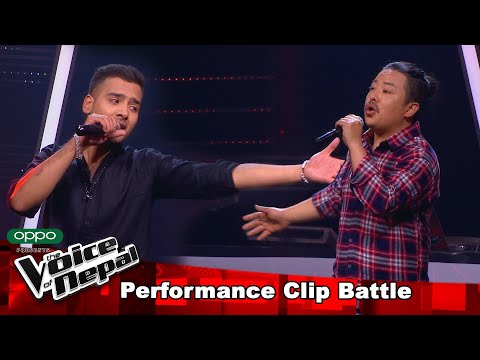 Top Vs Sandesh "Subash Timro" Battle Round - The Voice of Nepal 2021