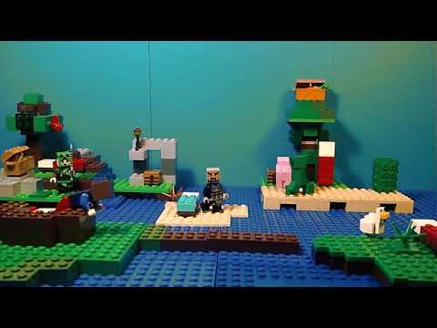 Bed wars The ultimate battle LEGO Minecraft stop motion short