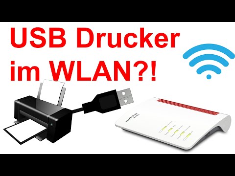 USB Drucker im Netzwerk (WLAN / LAN) für Windows und Android mit der Fritz!Box