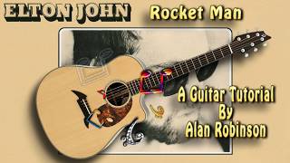 Rocket Man - Elton John - Acoustic Guitar Lesson (easy-ish)