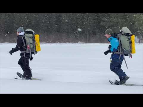 Winter Camping Adventure by Snowshoe | Manitouwadge Outdoor Ed Program