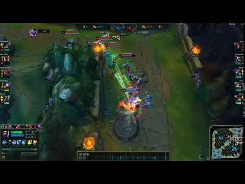 Ekko 1v4 quadra (URF)