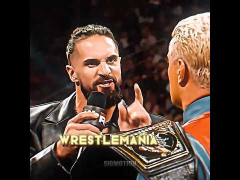 Seth Rollins to Cody Rhodes: "I Was Never Your Friend." - WWE RAW Edit #wwe #usa #sethrollins