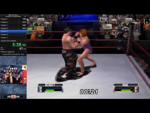 {WWF No Mercy} European Championship Speedrun in 14:19 (Current WR!)