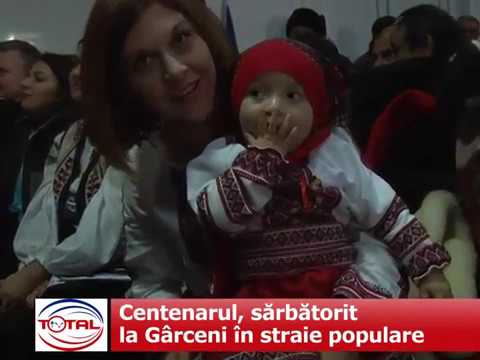 Centenarul, sărbătorit la Gârceni în straie populare