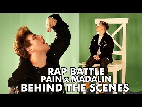 PAIN x MADALIN - RAP BATTLE (behind the scenes )