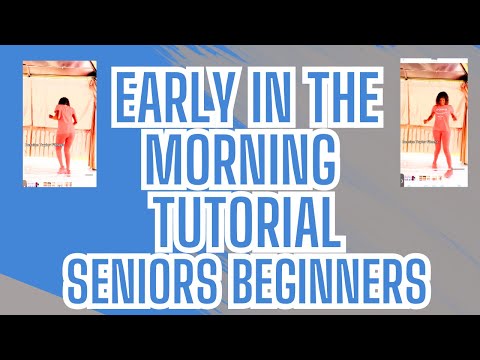 Early in the Morning Line Dance Tutorial for Seniors and Beginners | Gap Band | Step by Step SLOWLY