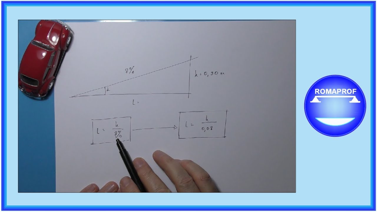 COME CALCOLARE LA LUNGHEZZA DI UNA RAMPA DISABILI (438)