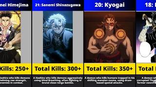 Who Have The Highest Kill Count In Demon Slayer?.....Here Are The Top 50!